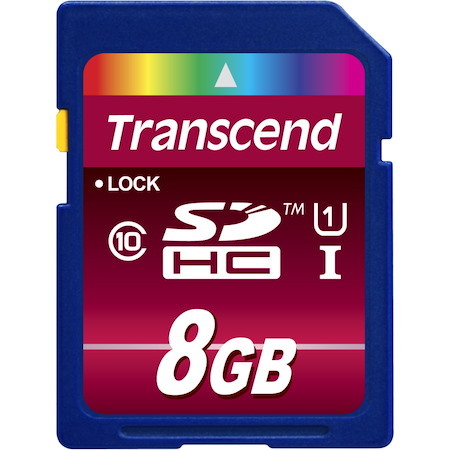 Transcend 8 GB Class 10/UHS-I SDHC - 1