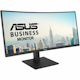 Asus VA34VCPSR 34" Class UW-QHD Curved Screen LED Monitor - 21:9 - Black