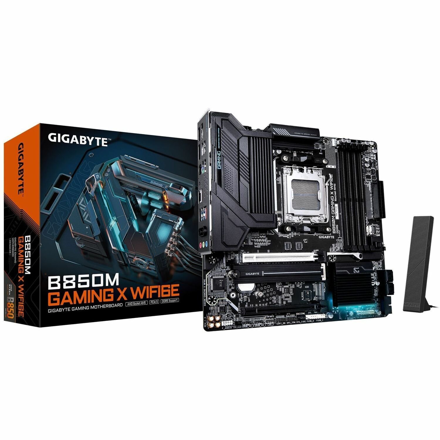 Gigabyte Ultra Durable B850M GAMING X WIFI6E Gaming Desktop Motherboard - AMD B850 Chipset - Socket AM5 - Micro ATX