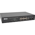 Eaton Tripp Lite Series 8 10/100/1000Mbps Port Gigabit L2 Web-Smart Managed Switch, 2 Dedicated Gigabit SFP Slots, 20 Gbps, Web Interface
