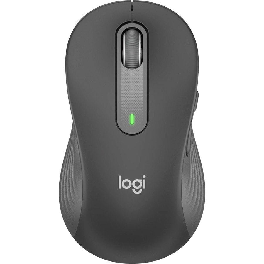 Logitech Signature M650 L LEFT Mouse - Bluetooth/Radio Frequency - USB - Optical - 5 Button(s) - 5 Programmable Button(s) - Graphite