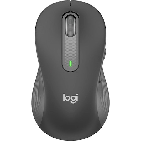 Logitech Signature M650 L LEFT Mouse - Bluetooth/Radio Frequency - USB - Optical - 5 Button(s) - 5 Programmable Button(s) - Graphite