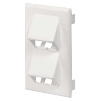 Panduit Pan-Way Classic 4 Sockets Single Gang Faceplate