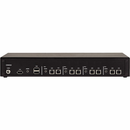 Black Box KM Switch, NIAP 4.0 Certified - 4-Port, CAC