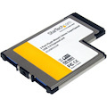 StarTech.com 2 Port Flush Mount ExpressCard 54mm SuperSpeed USB 3.0 Card Adapter with UASP Support - 5Gbps