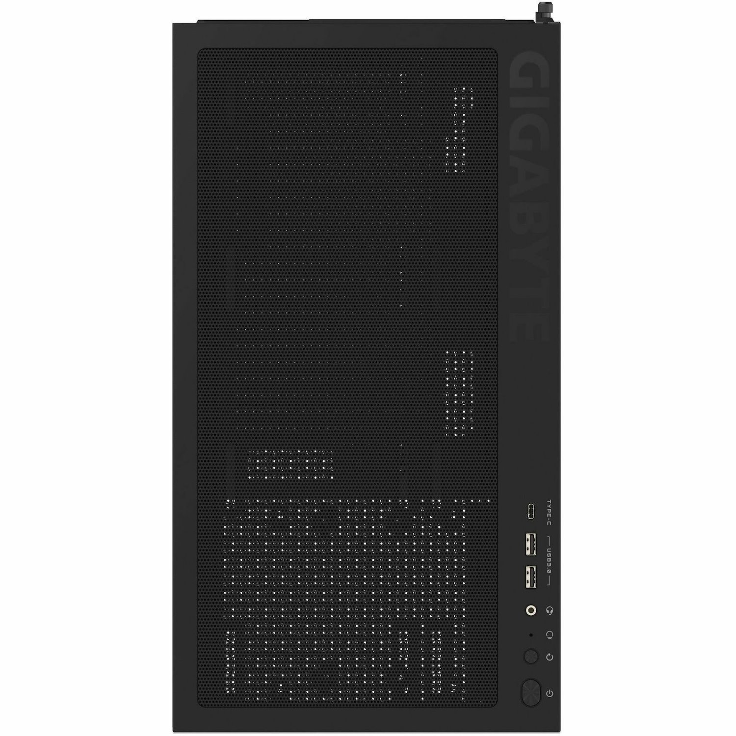 GIGABYTE C500 PANORAMIC STEALTH Gaming Computer Case - Mini ITX, Micro ATX, ATX Motherboard Supported - Mid-tower - Steel, Plastic, Glass, Tempered Glass - Black