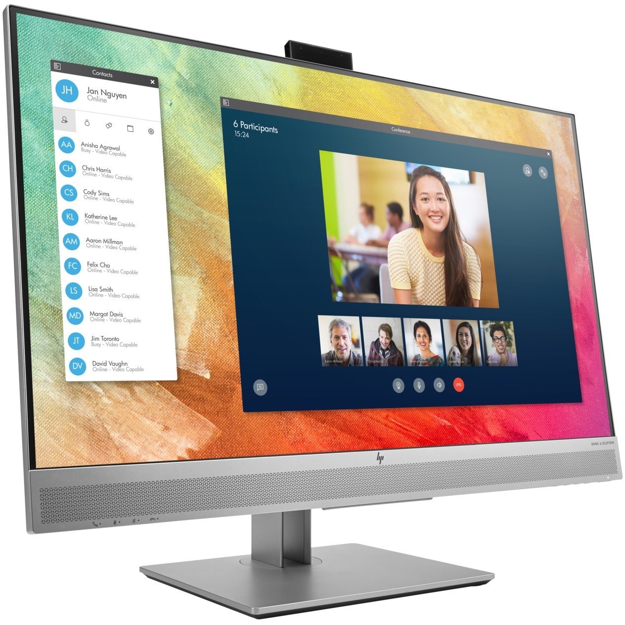 HP Business E273m Webcam Full HD LCD Monitor - 16:9