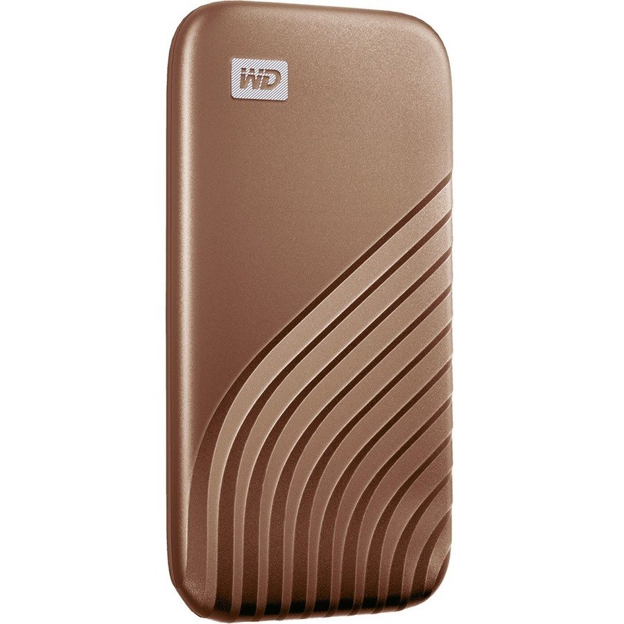 WD My Passport WDBAGF0020BGD-WESN 2 TB Portable Solid State Drive - External - Gold