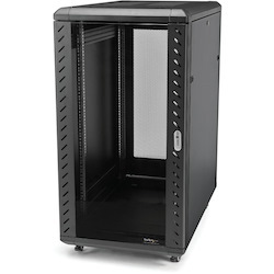 StarTech.com 4-Post 32U Server Rack Cabinet, 19" Data Rack Cabinet for Computer / IT Equipment, Home Network Rack, Half Height Server Rack