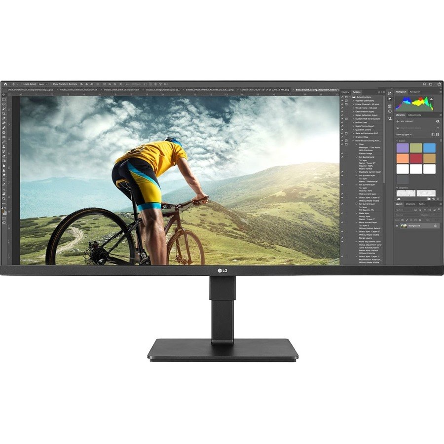 LG Ultrawide 34BN670-B 34" Class WFHD LCD Monitor - 21:9 - Textured Black