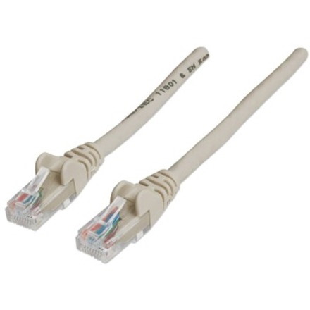 Intellinet Network Patch Cable Cat6 20M Grey Cca U/Utp PVC RJ45 Gold Plated Contacts Snagless Booted Lifetime Warranty Polybag (Network Cable Cat6 Cca 20M- - Grey U/Utp Snagless/Booted)