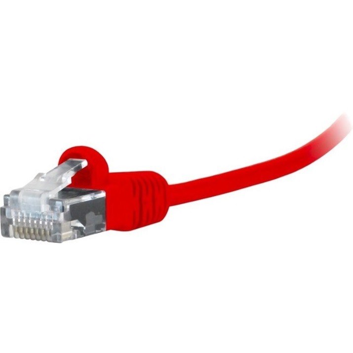 Comprehensive MicroFlex&trade; Pro AV/IT Integrator Series&trade; CAT6 Snagless Patch Cable Red 14ft