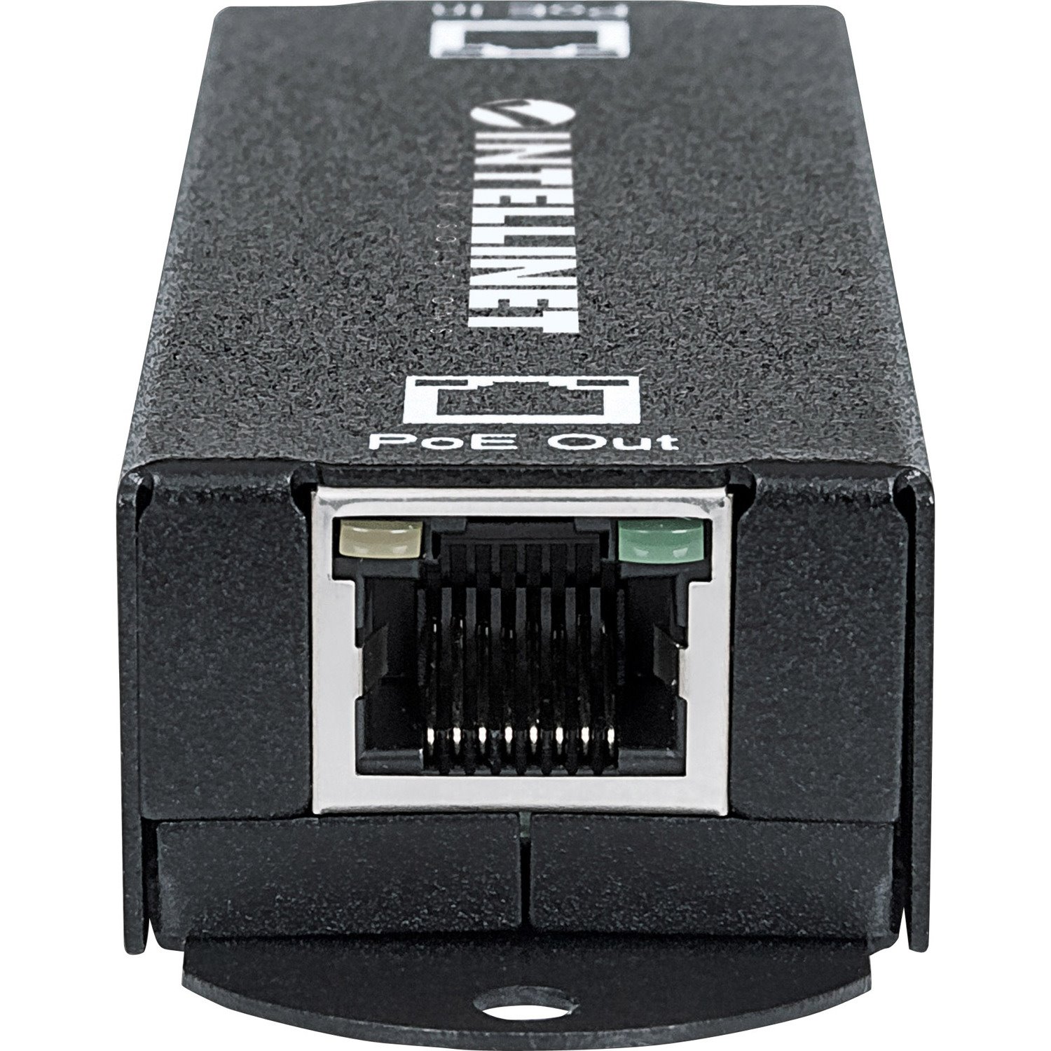 Intellinet Gigabit High-Power PoE+ Extender Repeater, IEEE 802.3at/af Power over Ethernet (PoE+/PoE), metal