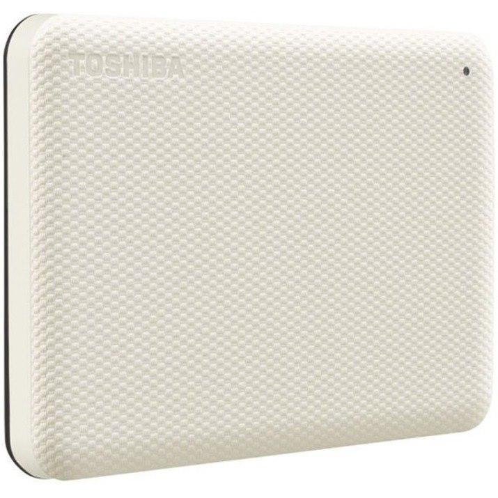 Dynabook Canvio Advance 2 TB Portable Hard Drive - External - Light Beige