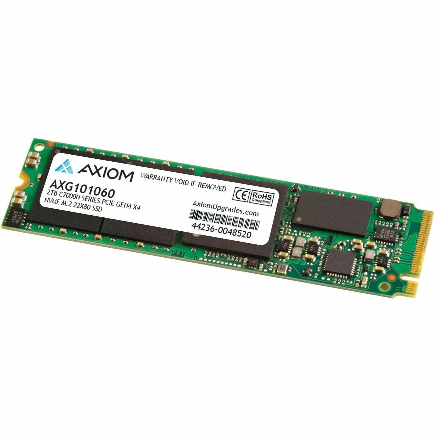 Axiom C7000n 2 TB Solid State Drive - M.2 2280 Internal - PCI Express NVMe (PCI Express NVMe 4.0 x4) - TAA Compliant