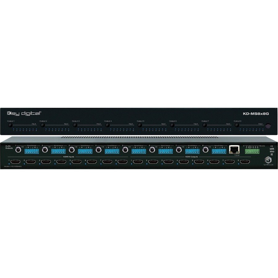 Key Digital KD-MS8X8G Audio/Video Switchbox