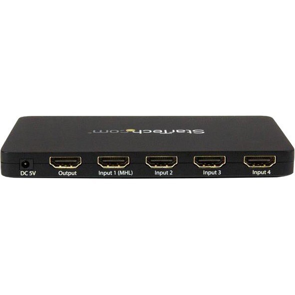 StarTech.com 4-Port HDMI Automatic Video Switch w/ Aluminum Housing and MHL Support - 4K 30Hz