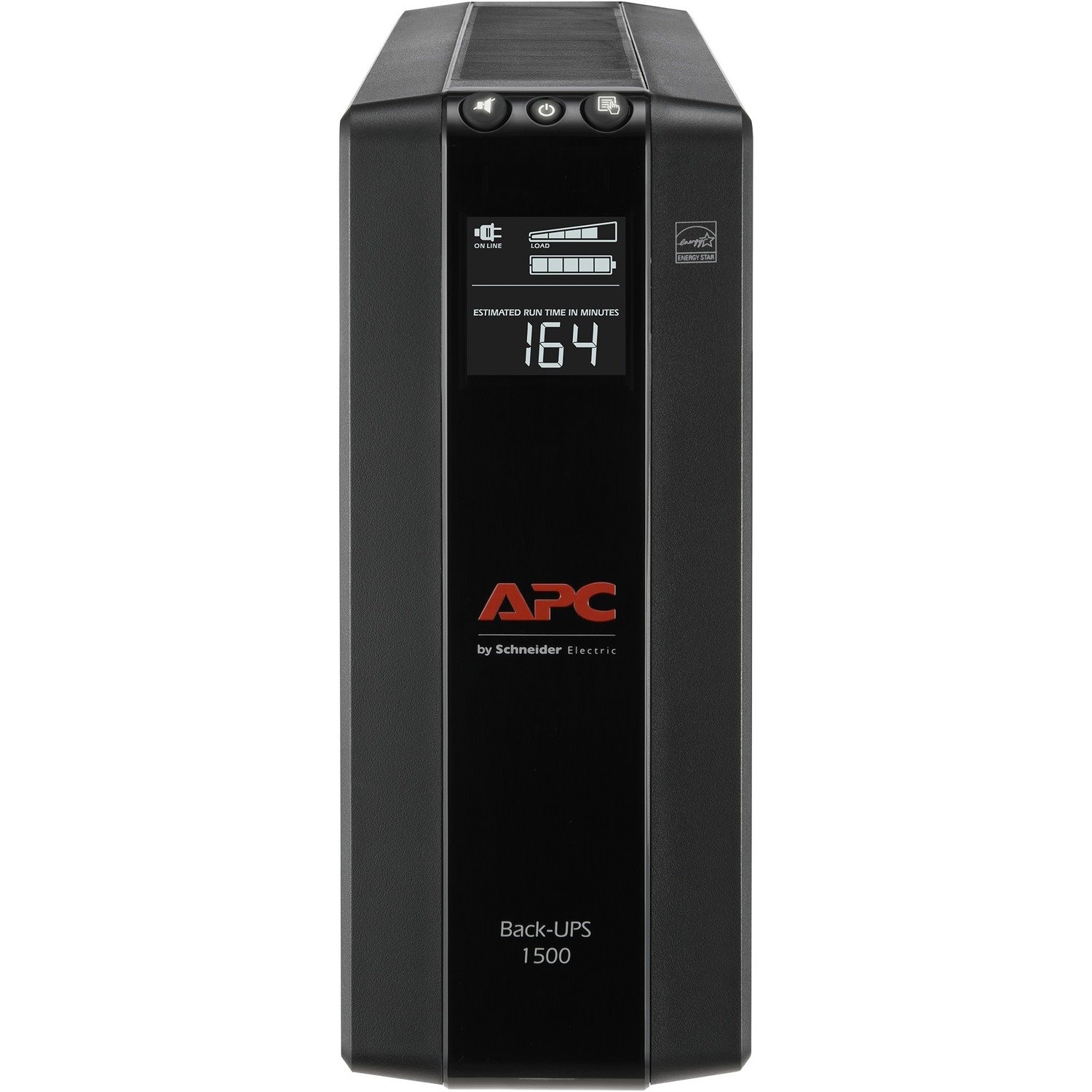 APC Back-UPS Pro, 1500VA, Tower, 120V, 10 NEMA 5-15R outlets, AVR, LCD