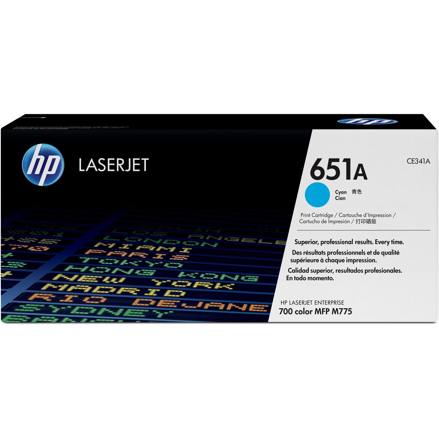 HP 651A Original Laser Toner Cartridge - Cyan - 1 Each