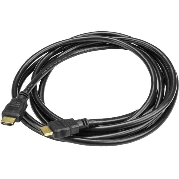 StarTech.com 10ft/3m HDMI Cable, 4K High Speed HDMI Cable with Ethernet, Ultra HD 4K 30Hz Video, HDMI 1.4 Cable, HDMI Monitor Cord, Black