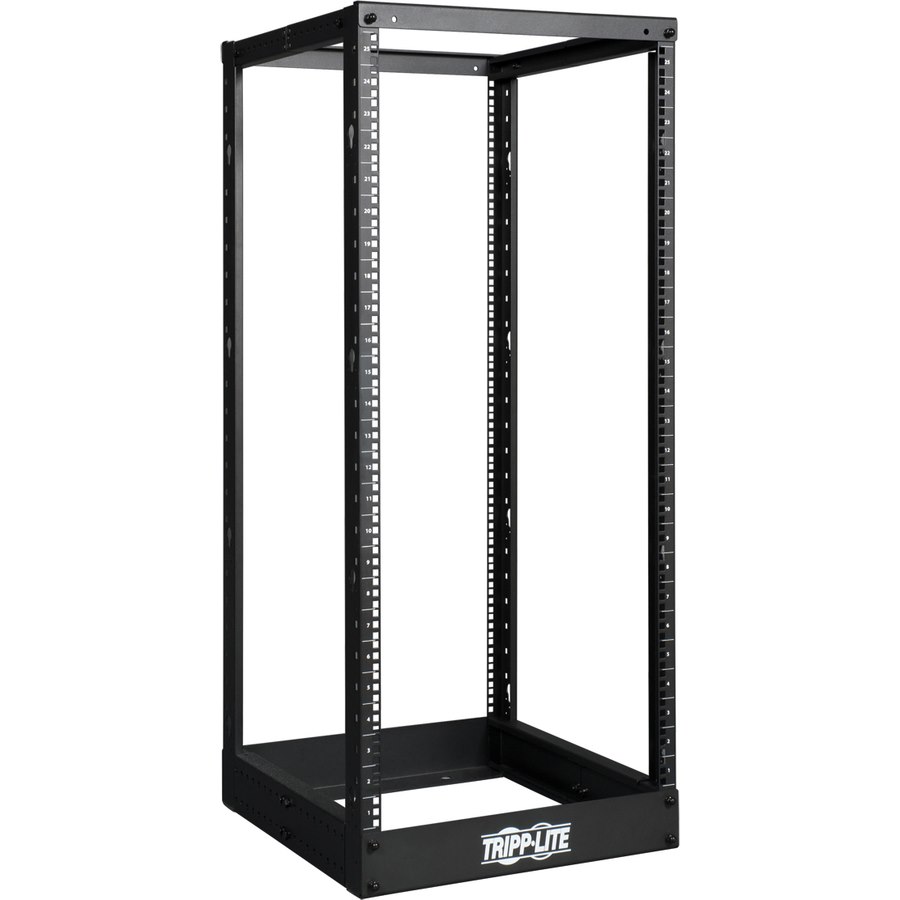 Eaton Tripp Lite Series 25U SmartRack 4-Post Open Frame Rack - Organize and Secure Network Rack Equipment