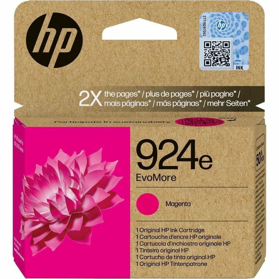 HP EvoMore 924e Original High Yield Inkjet Ink Cartridge - Magenta - 1 Pack