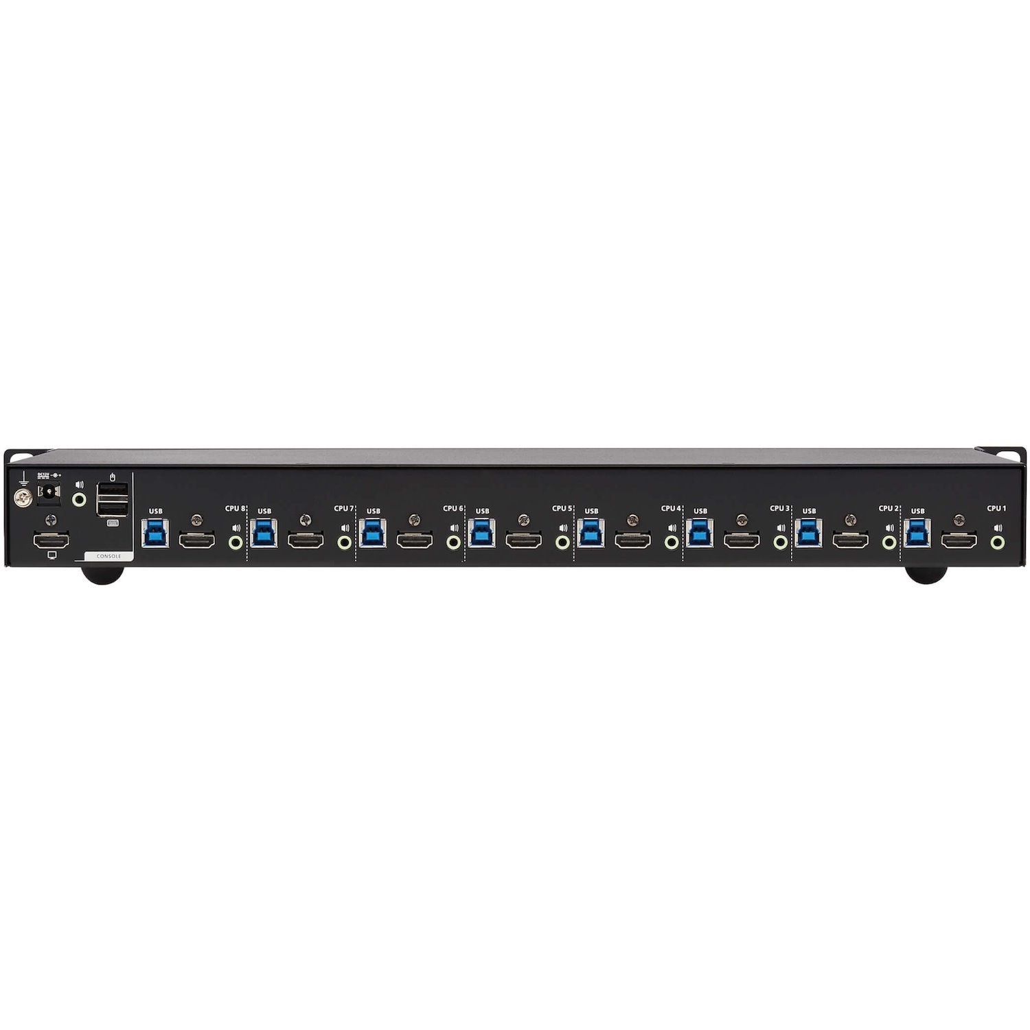 Eaton Tripp Lite Series 8-Port 4K HDMI/USB KVM Switch - 4K 60 Hz Video/Audio, USB Peripheral Sharing, 1U Rack-Mount, TAA