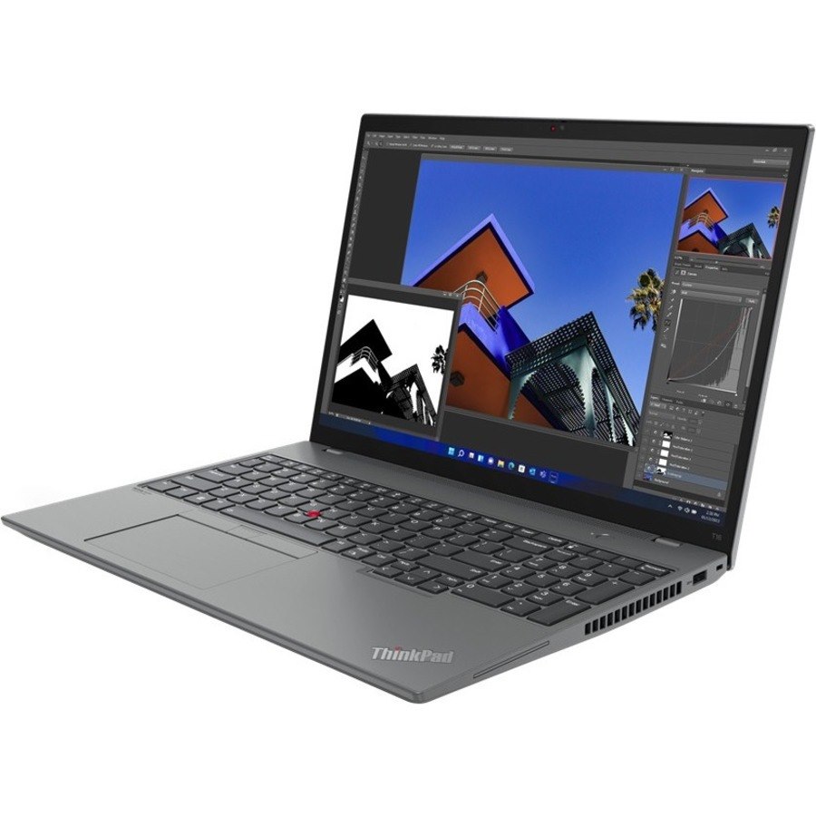 Lenovo ThinkPad T16 Gen 1 21CH0005CA 16" Touchscreen Notebook - WUXGA - AMD Ryzen 7 PRO 6850U - 16 GB - 512 GB SSD - French Keyboard - Storm Gray