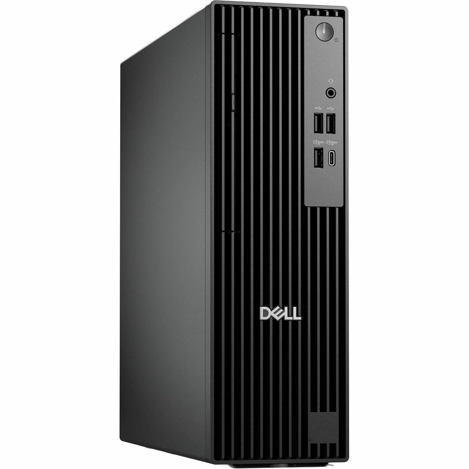 Dell Pro QCS1255 Desktop Computer - AMD Ryzen 7 PRO 8700G - 16 GB - 512 GB SSD - Slim PC - Standard Black