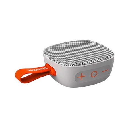 VisionTek Sound Cube Portable Bluetooth Speaker System - Gray