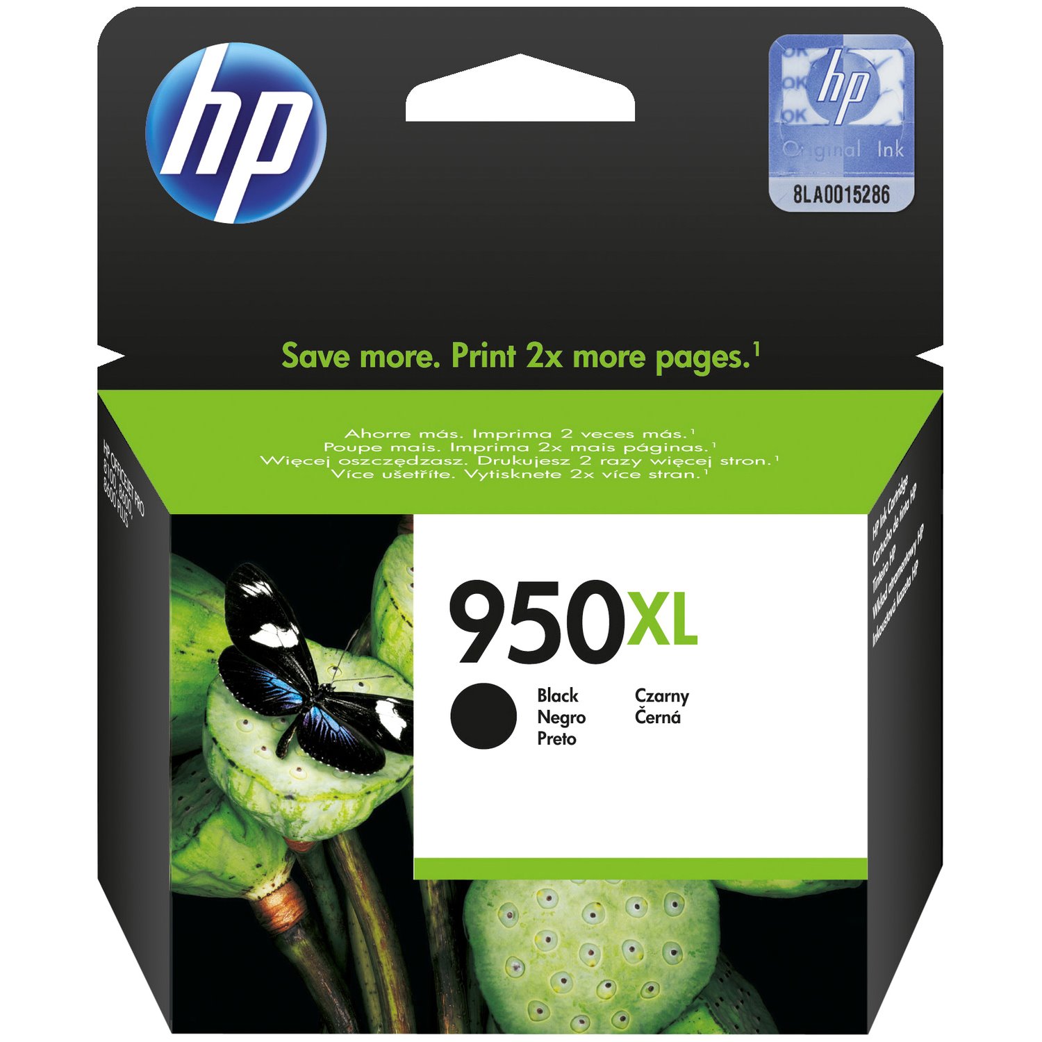HP 950XL Original High Yield Inkjet Ink Cartridge - Black - 1 Pack