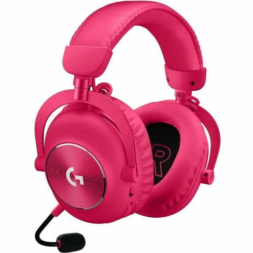 Logitech G LIGHTSPEED Wired/Wireless On-ear, Over-the-head Stereo Gaming Headset - Pink