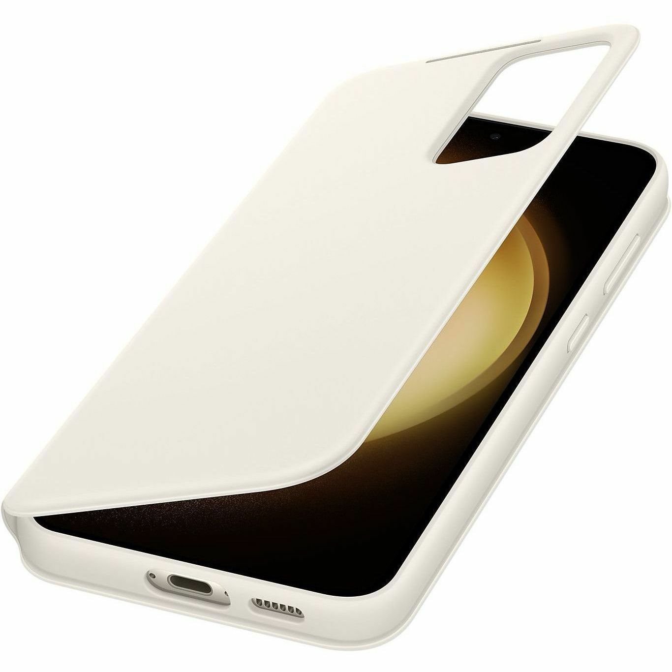 Samsung Carrying Case (Wallet) Samsung Galaxy S23+ Smartphone - Cream