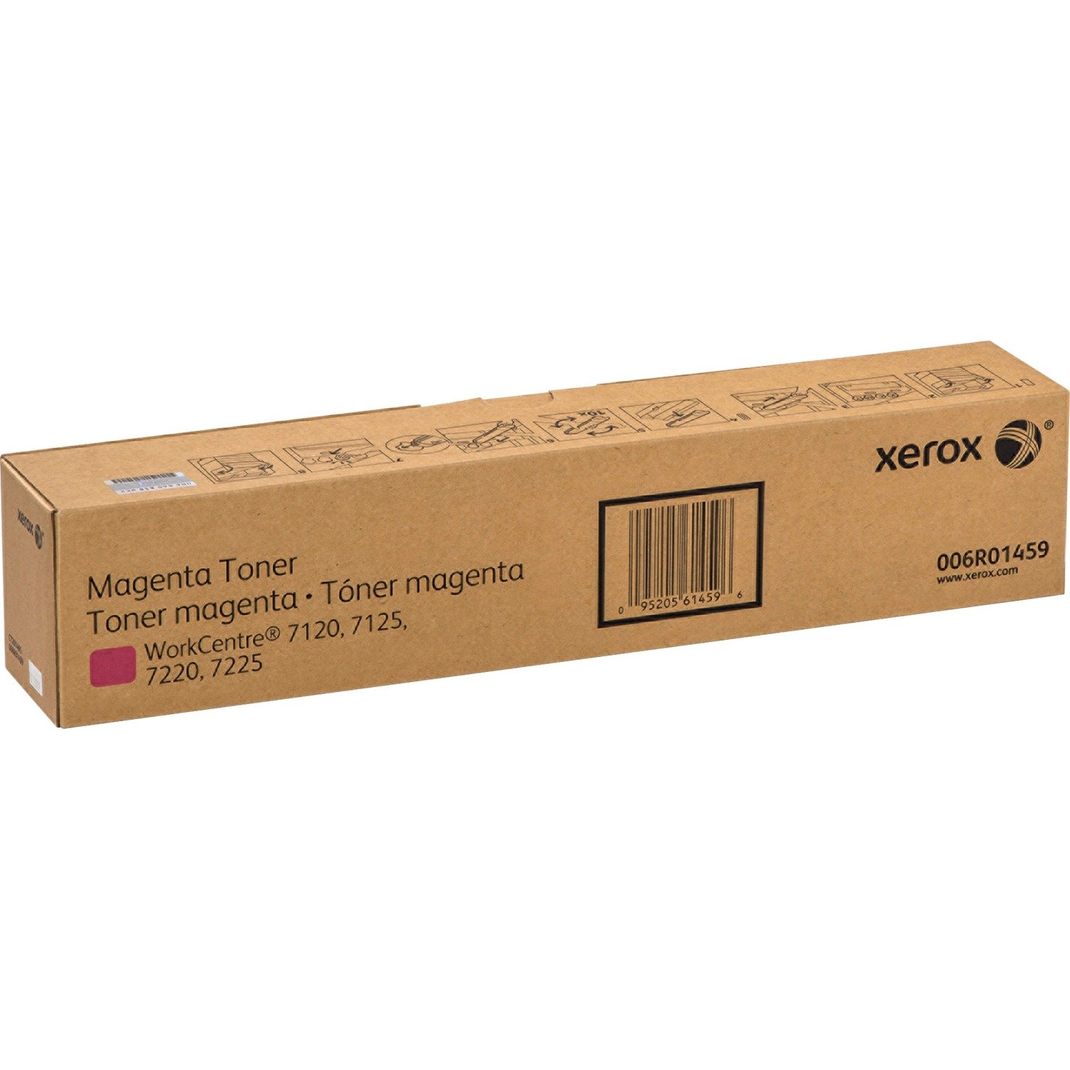 Xerox Genuine WorkCentre&reg; 7200i Series, WorkCentre&reg; 7120/7125, 7220/7225, Magenta Toner Cartridge