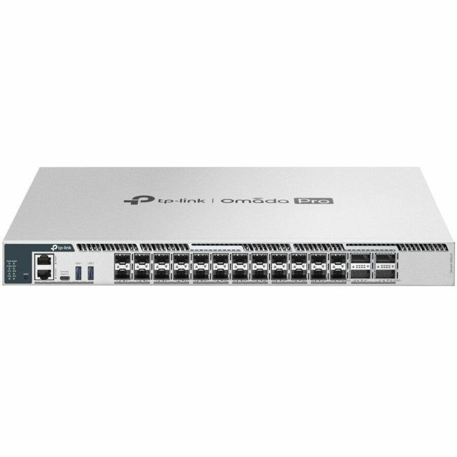 TP-Link Omada Pro 24-Port 25G Stackable L3 Managed Aggregation/Core Switch with 4 100G Slots