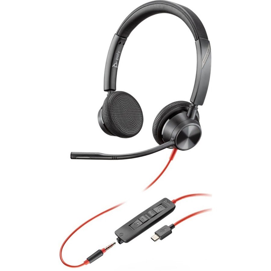 Poly Blackwire 3325 Wired Over-the-head Mono Headset