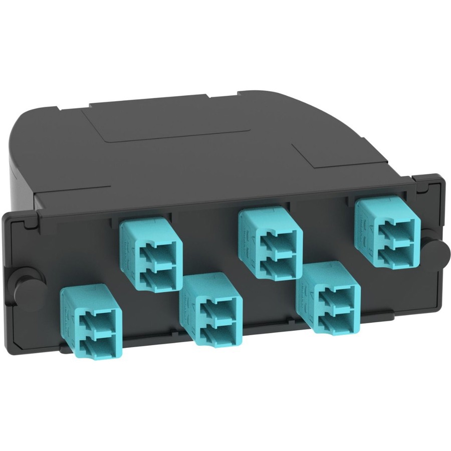Panduit OptiCom MPO-LC Fiber Cassette OM3, 12 Fiber, Universal