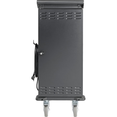 Eaton Tripp Lite Series 27-Device AC Charging Cart for Laptops and Chromebooks - 120V, NEMA 5-15P, 10 ft. (3.05 m) Cord, Black