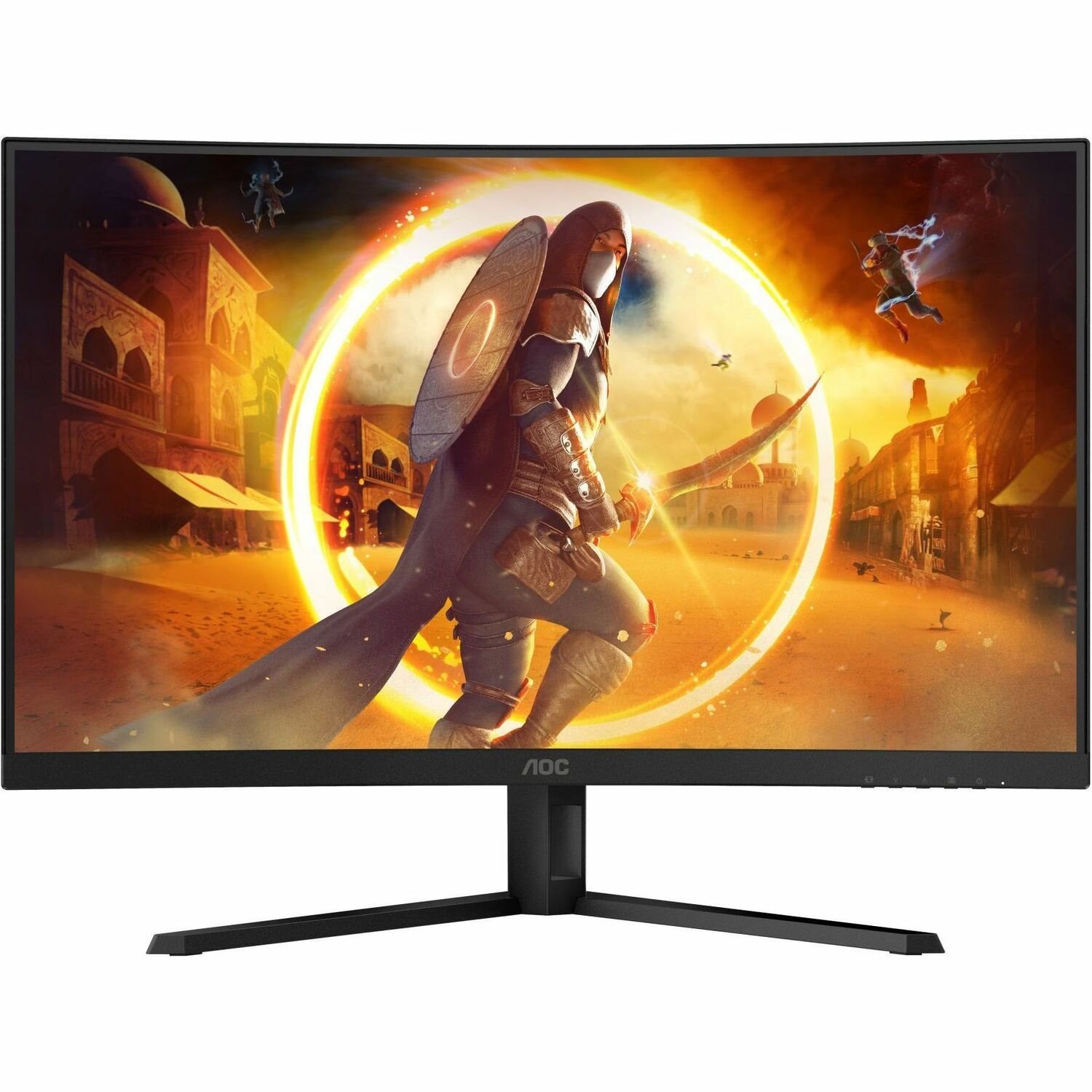 AOC CQ32G4VE 32" Class WQHD Curved Screen Gaming LED Monitor - 16:9