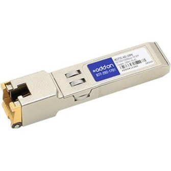 AddOn 10PK HP&reg; J8177C Compatible TAA 10/100/1000Base-TX SFP Transceiver (Copper, 100m, RJ-45)