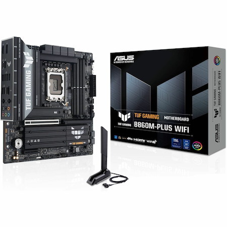 TUF GAMING B860M-PLUS WIFI Gaming Desktop Motherboard - Intel B860 Chipset - Socket LGA-1851 - Micro ATX