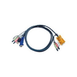 ATEN 2L-5305U 5M USB KVM Cable with 3 in 1 SPHD and Audio