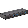 Eaton Tripp Lite Series 7-Port USB-A Mini Hub - USB 3.x (5Gbps), International Plug Adapters