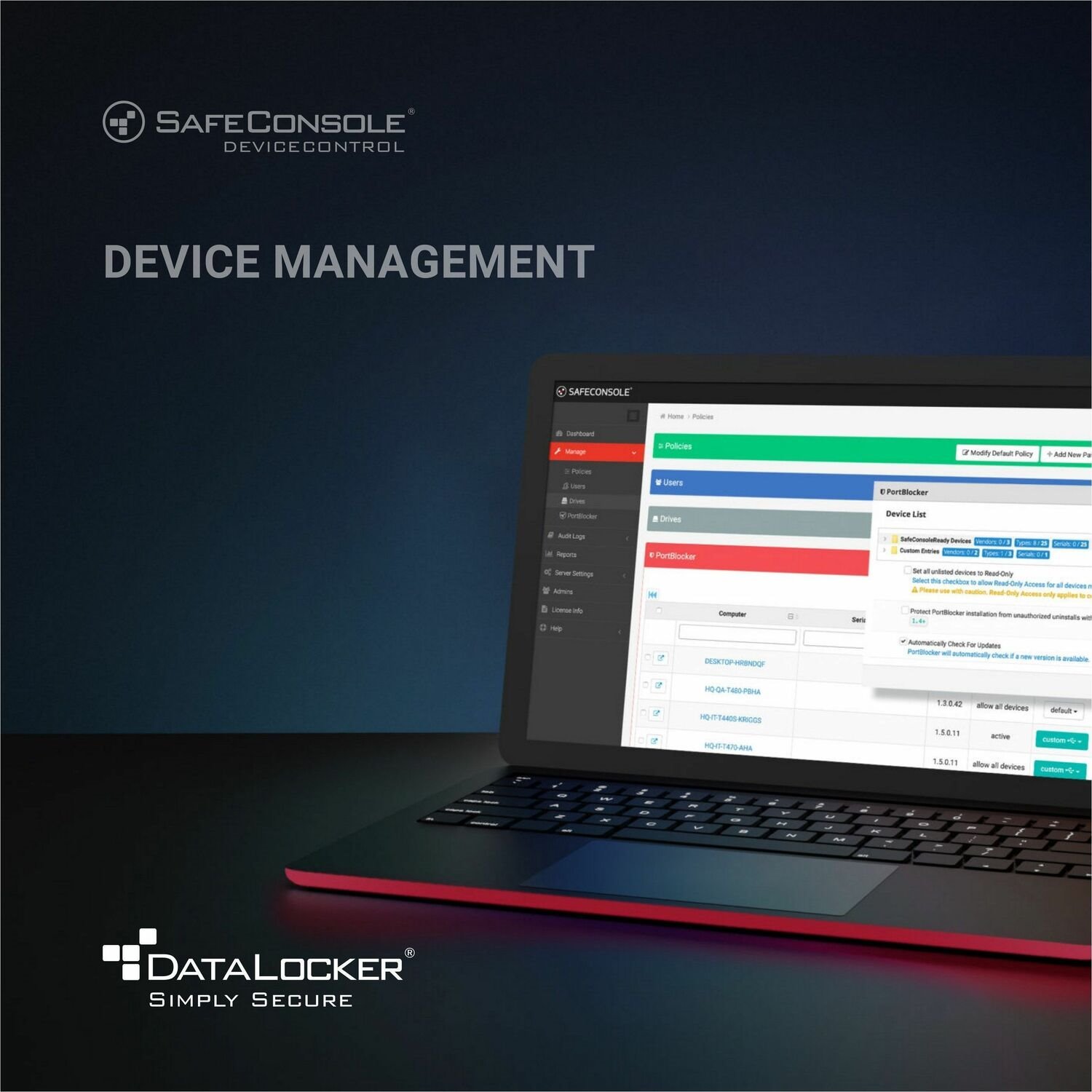 DataLocker Device Management Secure USB - License Renewal - 1 Device - 3 Year