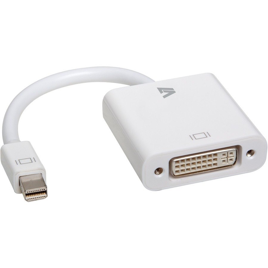 V7 CBL-MD1WHT-5E 10 cm DisplayPort/DVI Video Cable