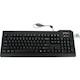 Seal Shield Silver Seal Keyboard - Cable Connectivity - USB Interface - English (US) - Black - TAA Compliant