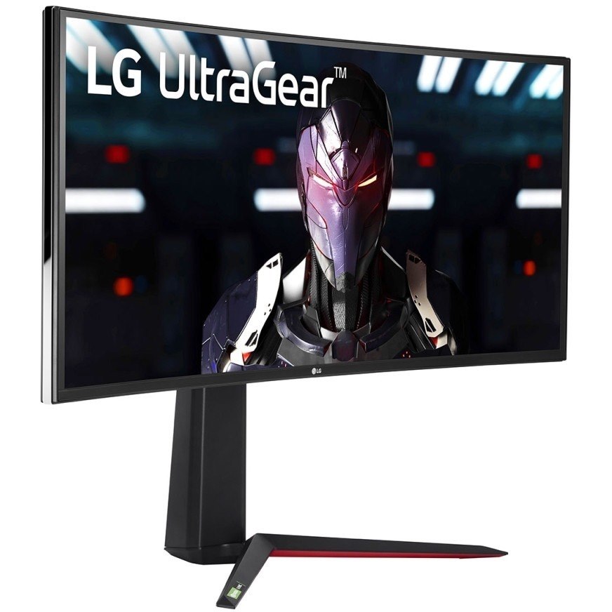 LG UltraGear 34GN850-B 34" Class UW-QHD Curved Screen Gaming LCD Monitor - 21:9 - Black, Red