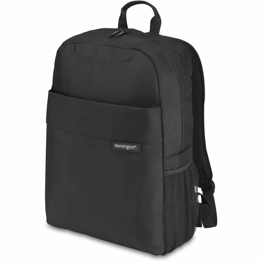 Kensington Simply Portable Lite Carrying Case (Backpack) for 35.6 cm (14") Notebook, Umbrella, Water Bottle, File - Black