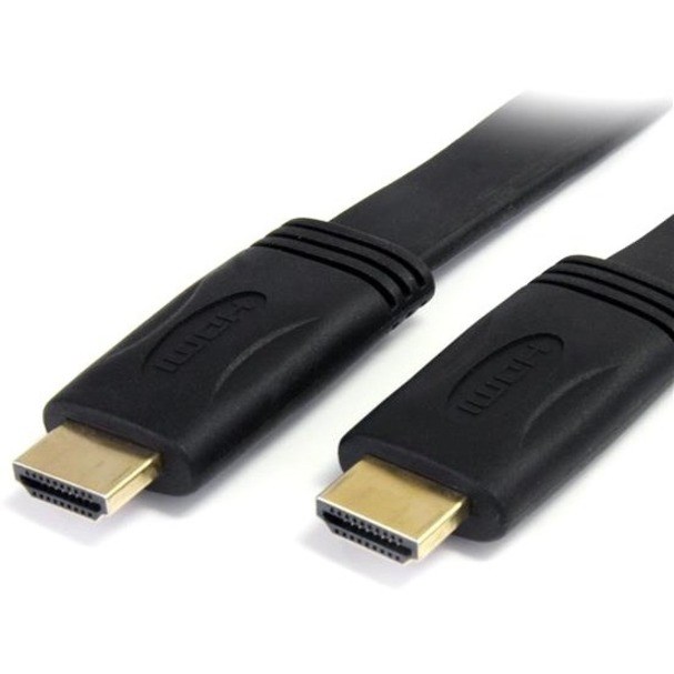 StarTech.com 10 ft Flat High Speed HDMI Cable with Ethernet - Ultra HD 4k x 2k HDMI Cable - HDMI to HDMI M/M