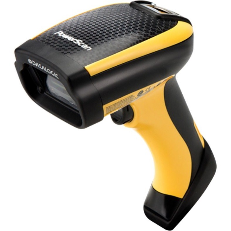 Datalogic PowerScan PBT9501 Handheld Barcode Scanner Kit - Wireless Connectivity - Yellow